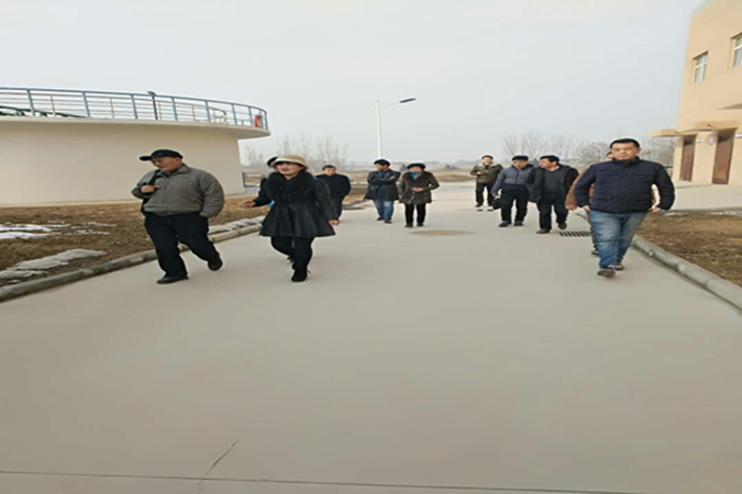 6008集团部“水十条”审核水污染防治督察组到水情形公司大荔县经开区污水厂检查事情