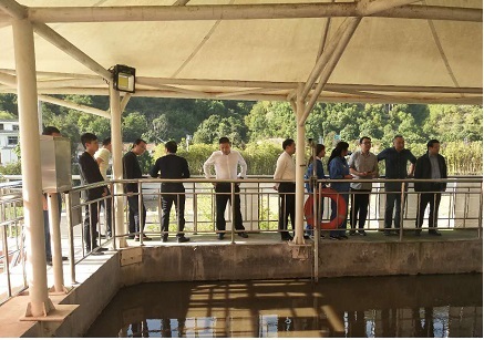 省住建厅副厅长刘浩视察水情形公司竹林关污水处置惩罚厂