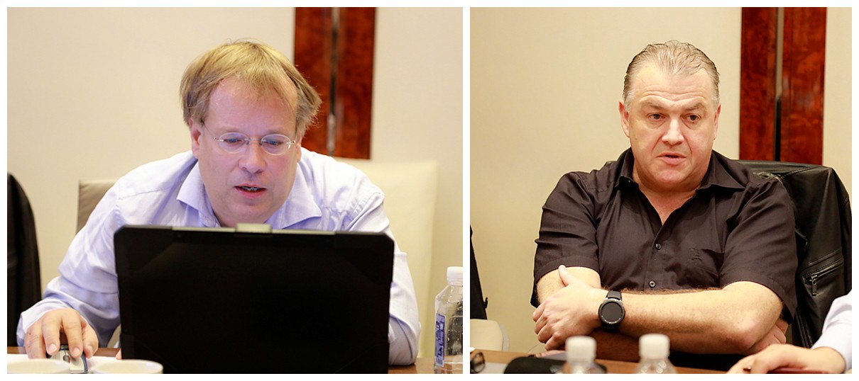 熊良虎赴京考察德国迪芬巴赫公司、ESATPOINT GLOBAL公司生态6008集团板材装备工艺