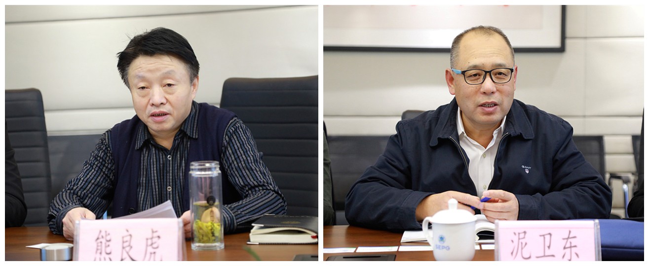 熊良虎会见中建材（北京）6008集团公司董事长泥卫东