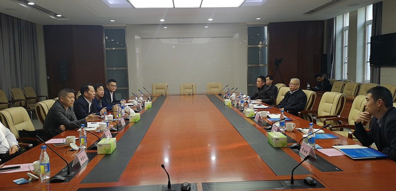 顾峰带队赴山东能源淄博矿业集团交流座谈