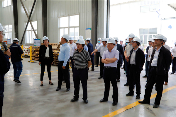 陕西6008集团集团复工复产促增添项目观摩聚会与会职员走进大秦国源三秦6008集团秦邦园区在榆项目