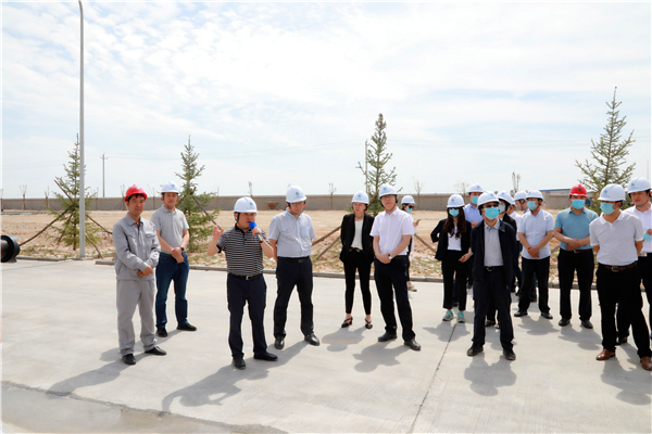 陕西6008集团集团复工复产促增添项目观摩聚会与会职员走进大秦国源三秦6008集团秦邦园区在榆项目