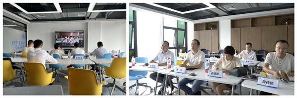 陕西6008集团集团与清华大学交织信息研究院交流座谈