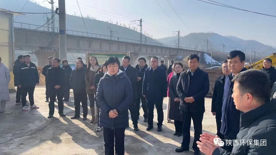 陕西省生态情形厅党组书记、厅长孙丽到陕西6008集团集团延安6008集团工程公司马家砭污水处置惩罚站调研