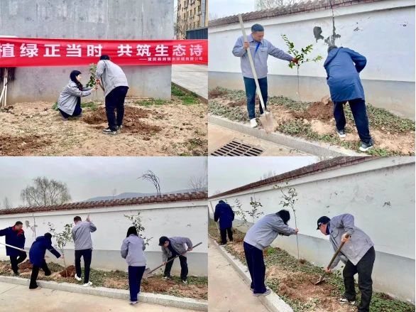 水情形公司权属各企业开展植树节活动